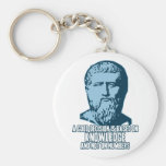 Plato: A Good Decision is Based on Knowledge Key Chain