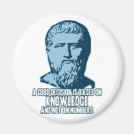 Plato: A Good Decision is Based on Knowledge Refrigerator Magnets