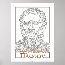 Plato. Greek philosopher [014] Print