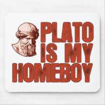 Plato Is My Homeboy Mousepads