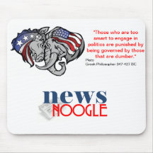 Plato on Politics Mousepad