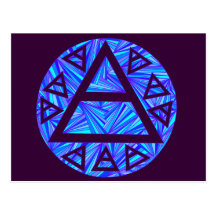 Plato's Air Symbol Art Post Card