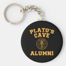 Plato's Cave Alumni Keychain