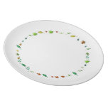 Plats simplement élégants assiettes