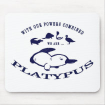 Platypus Mouse Pad - Blue