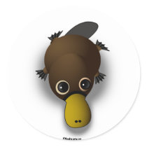 platypus sticker