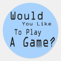 Play A Game Sticker
