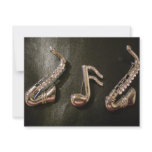 Play a musical note on that Saxaphone invitations