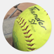 Play Ball! Round Stickers