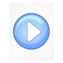 Play Button Customized Letterhead