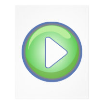 Play Button Customized Letterhead