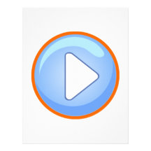 Play Button Letterhead Design