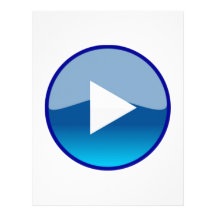Play Button Letterhead Template