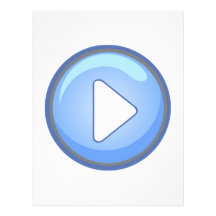 Play Button Personalized Letterhead