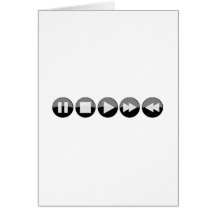 Play Buttons Greeting Card