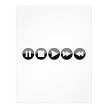 Play Buttons Letterhead