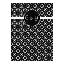 play cards , vegas wedding monogram Invitations