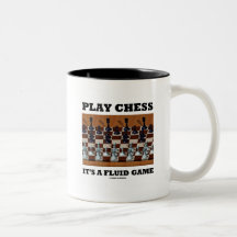Play Chess It's A Fluid Game (Chess Stereogram) Mug