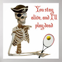 Play Dead Tennis Pirate