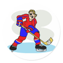 Play Hard Round Stickers