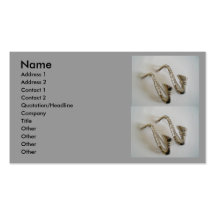 Play it on those Saxophones Business Card