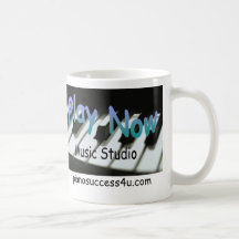 Play Now Piano & Hands photos mug