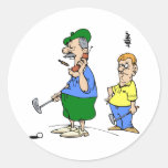 Play Thru Round Sticker