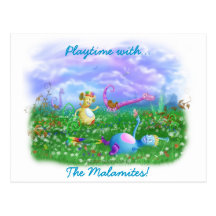 Play Time at Twisty Twicks Garden! Post Cards