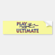 Play Ultimate Bumper Sticker