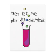 Play with Chemicals Post Card