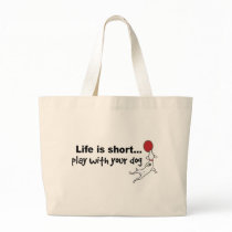 Play with Your Dog Canvas Bags