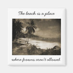 Playa Los Caballos Antique Refrigerator Magnet