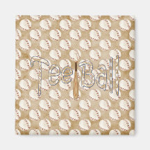 Playball Tee Ball Magnets