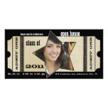 Playbill Senior Pictures Graduation Invitation Photo Greeting Card