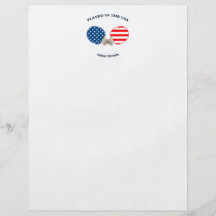 Played in USA Table Tennis Personalized Flyer