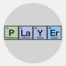 Player made of Elements Stickers