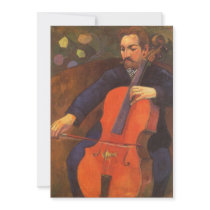 Player Schneklud Portrait by Paul Gauguin