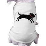 Playful Black Lab pet clothing