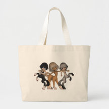 Playful Centaurs Canvas Tote Canvas Bag