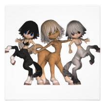 Playful Centaurs Invitations