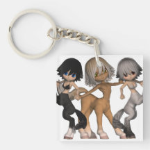 Playful Centaurs Keychain Acrylic Key Chain