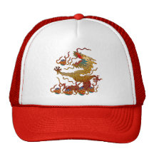 Playful Dragon Mesh Hat