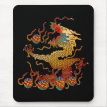 Playful Dragon Mousepads