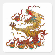 Playful Dragon Sticker