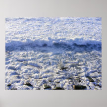 Playful Foam Wave Posters