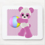 Playful Panda Girl Mousepad