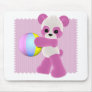 Playful Panda Girl Mousepad