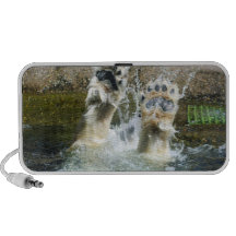 Playful Polar Bear Travel Speakers
