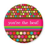 Playful Polka Dots Magnet