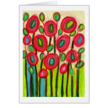 Playful Posies No 2 Thank You Card